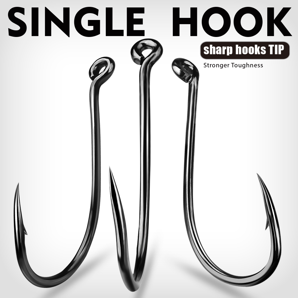KATYUSHA  100PCS J Hooks 1/0-2 - Fishing Hook Barbless avis et prix