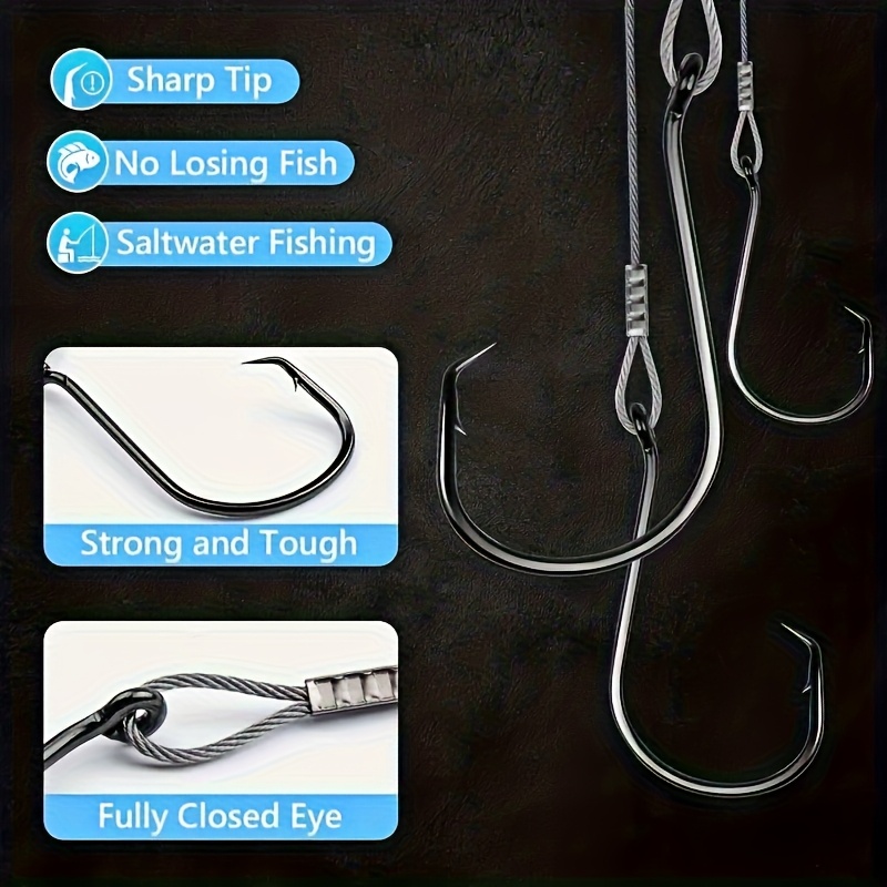 25pcs Heavy Duty Circle Hooks  - Fishing Hook Circle avis et prix