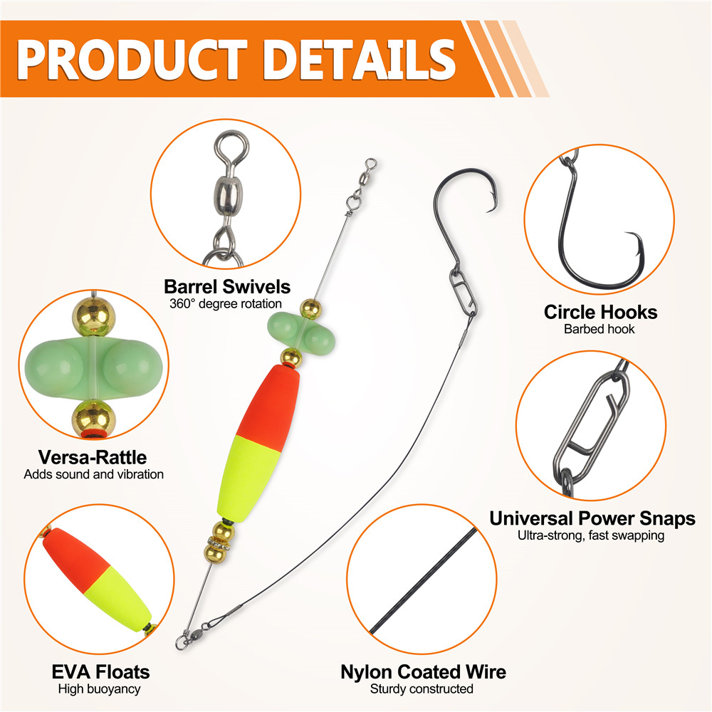 2pcs Catfish hooks with Peg Fl - Fishing Hook Circle avis et prix